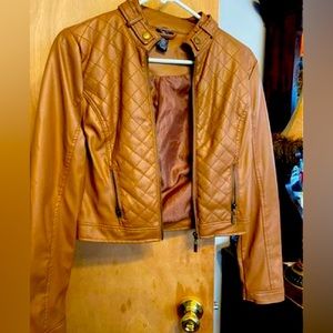 Leather jacket size small